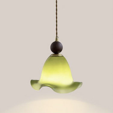 Forest  Hand-Blown Frosted Glass Pendant Light
