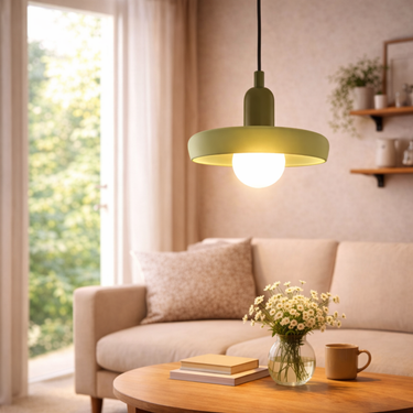 Forest Round Hand-Blown Glass Pendant Light
