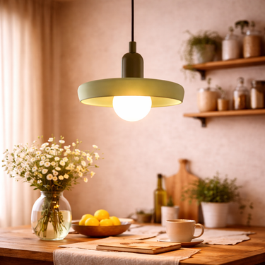 Forest Round Hand-Blown Glass Pendant Light