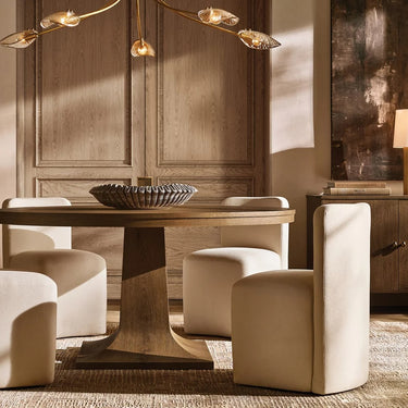 Shell Clear Glass Round Chandelier